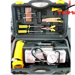 Metal Hava Kompresörü Çift Pistonlu 